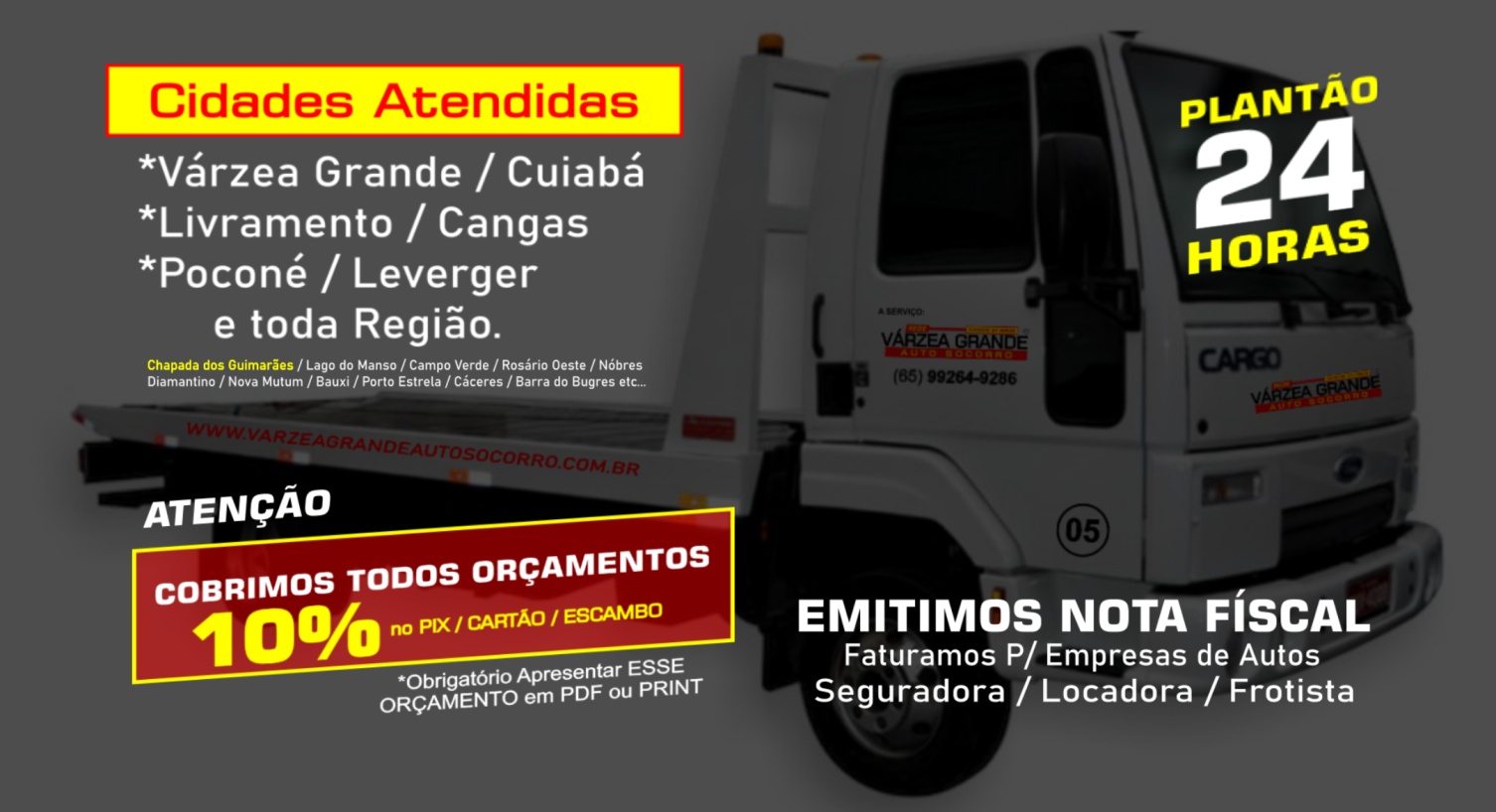 Várzea Grande Auto Socorro (65) 99264-9286 Atendemos Várzea Grande/Cuiabá e Região (65) 99264-9286  - Uma Empresa: GRUPO VARZEA GRANDE ESCAMBO (65) 99264-9286